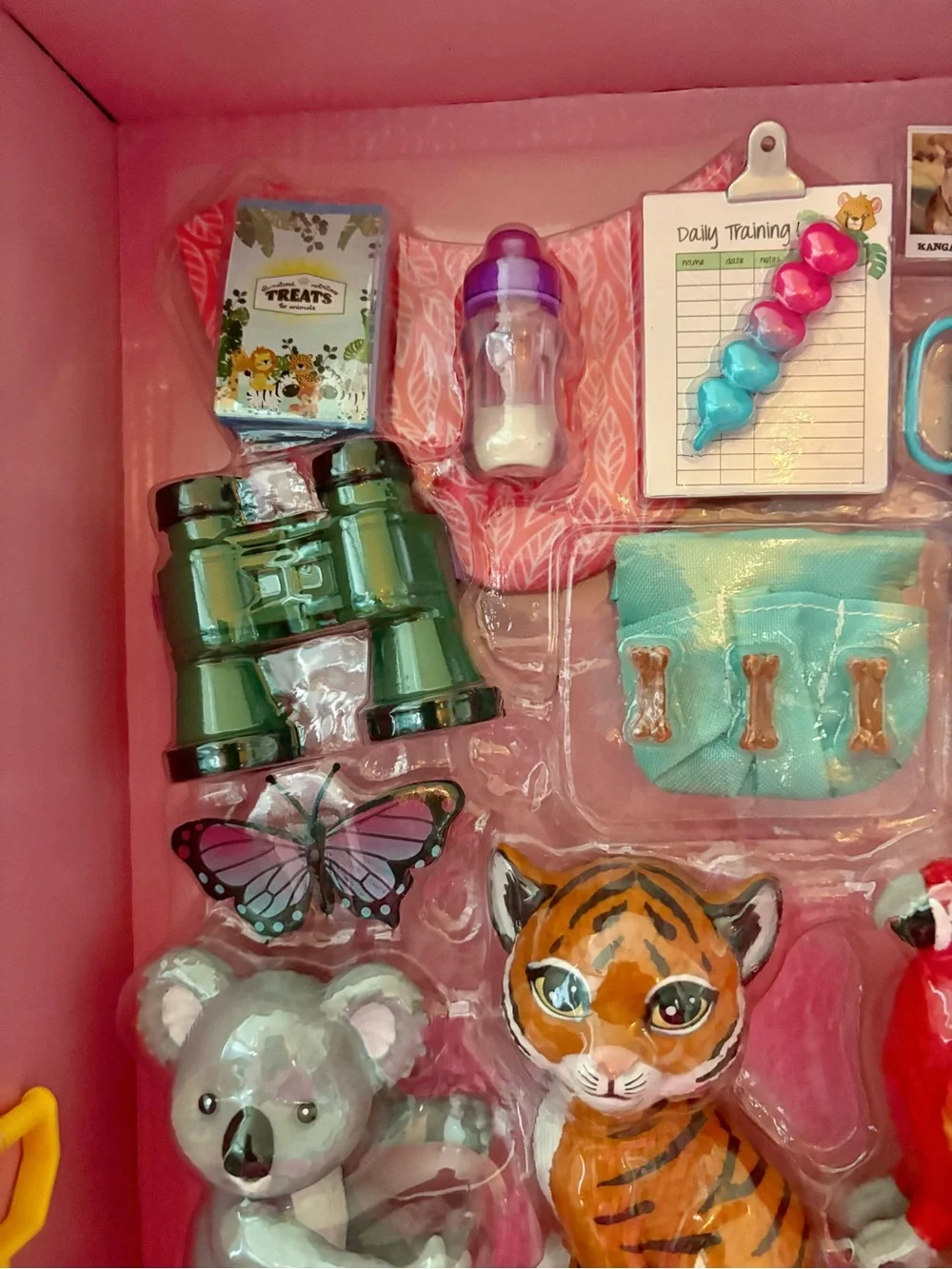 My Life as an Animal Trainer 30 Piece Doll Play Set with Tiger Koala Kangaroo